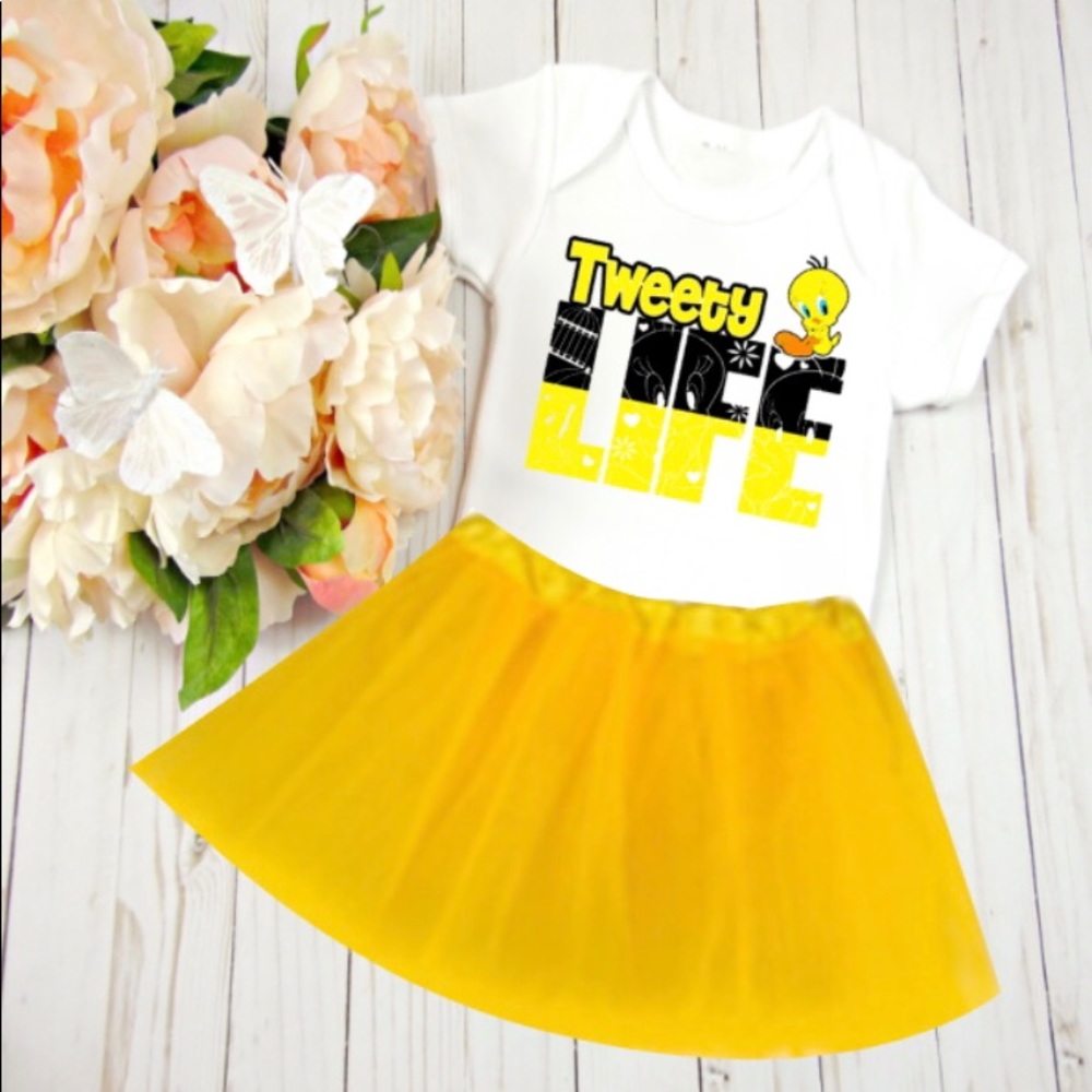 Inspired Tweety Life Tutu Outfit